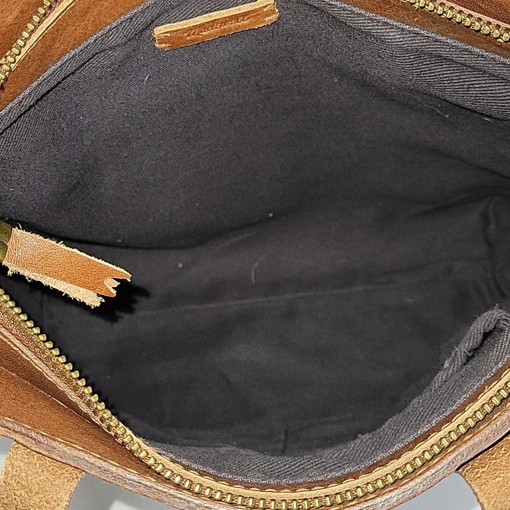 Madewell Transport Cognac Leather Tote Bag - Picture 11 of 13